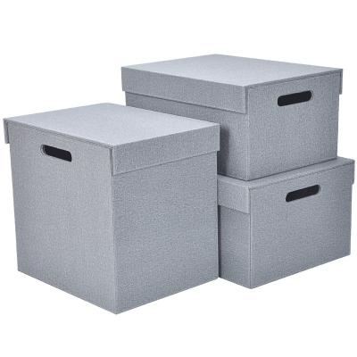 China Stocked Style Three Delicate Simple Velvet Jewelry Storage Box Organizer Sets for sale