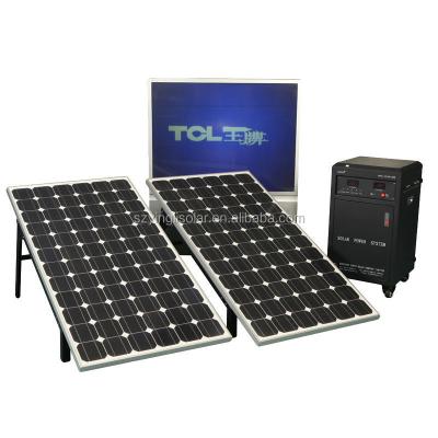 China Power Source For Indoor Or Small Outlet Off Grid Solar Power System 300w 500w Portable Solar Power System for sale