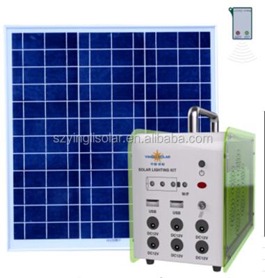 China 12V USB Portable LED Solar Power Systems Small Solar Kit SZYL-SLK-7020 for sale