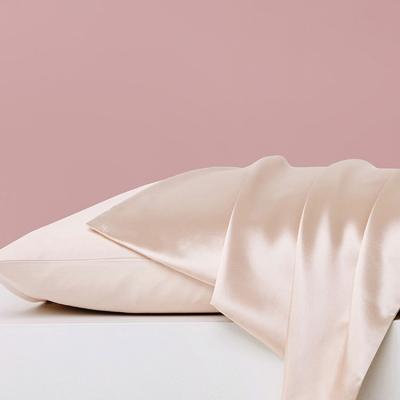 China Anti Dust Mites Flourish ODM Luxury Satin Silp Acne Pink 100% Mulberry Silk Pillow Case Anti Dust for sale