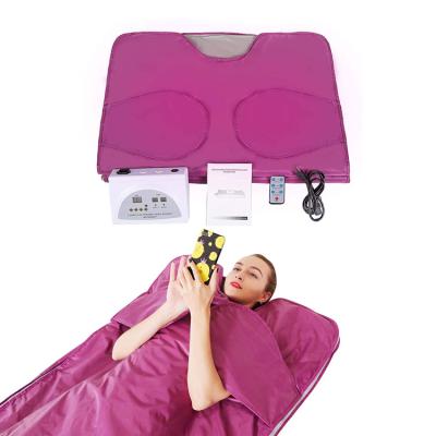 China Weight Loss Flourish Far Infrared Sauna Blanket Weight Loss Slimming Blanket Far Infrared Sauna Blanket for sale