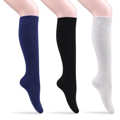 China Wholesale Antibacterial Custom Logo OEM Winter Long Socks Terry Sole Thicken Cushion Knee High Boots Fluffy Soft Length Warm Snow Tube Socks for sale