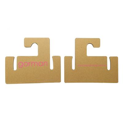 China Eco - Friendly Recycled Colorful Cardboard Hanger , China Wholesale Eco Friendly Paper Hangers For Clothes for sale