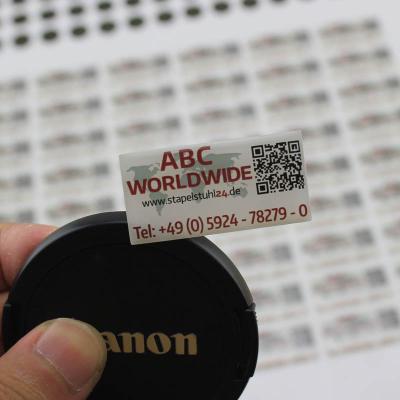 China Custom Clear Waterproof Round Logo Design Brand School Card Use Epoxy Crystal Adhesive Sticker for sale