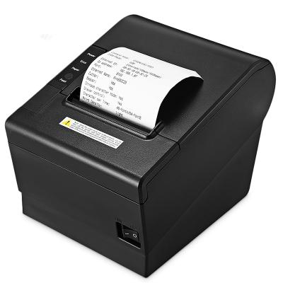 China Black and white rs232 80mm barcode receipt invoice shipping printer thermal impresora desktop printing for sale