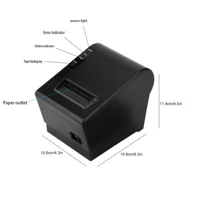 China 80mm 3Inch Updraft Check Barcode Printing Machine Black And White Printer Hotel Bill Receipt Printer for sale