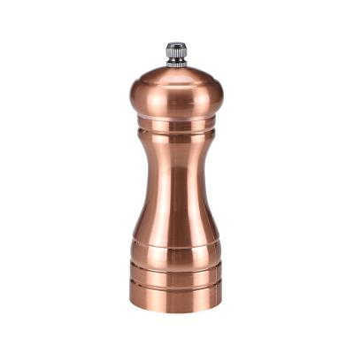 China Sustainable Universal Pepper Grinder Manual Kitchen Supplies Flavor Grinder Acrylic Brassy Pepper Grinder for sale