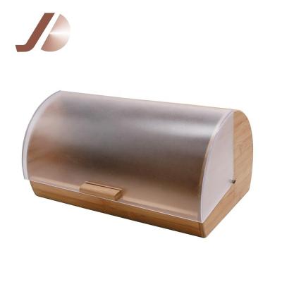 China Freshness Preservation JD-KC231 Hot Sale Bamboo Wooden Bread Box for sale