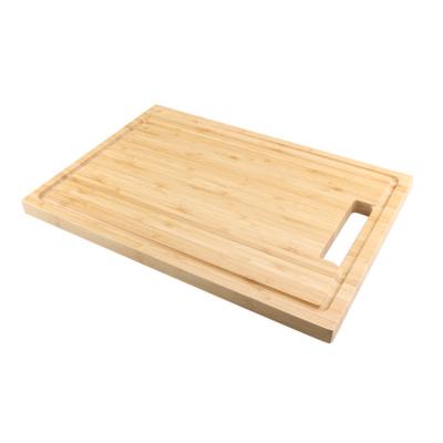 China Kitchen Chopping Board Wooden Bamboo Chopper Stocked Wooden Block for sale