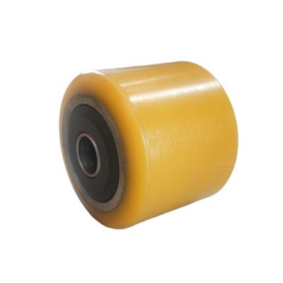 China Solid Load Wheel PU Tire Hotels Polyurethane Hy Forklift Part Number HY1530185 Single Size 85x70/75 for sale