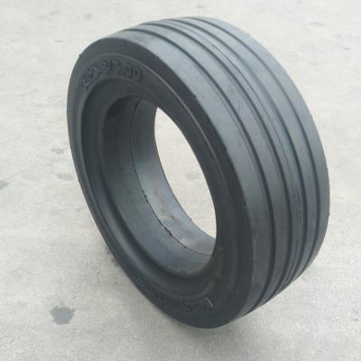 China Solid Natural Rubber Airport Trailer Tires Solid Wheels 3.20-5 For Trolleys for sale