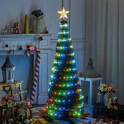 China TRENDECOR Christmas Tree 120CM 4FT RGB Color Changing LED Christmas Tree Lights Indoor Outdoor Sound Up Christmas Tree for sale