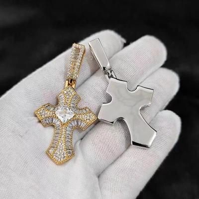 China FORUIXI Factory Price CLASSIC Cross Pendant Necklace Jewelry Stainless Steel Cross Pendants With Necklace for sale