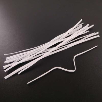 China Factory Wholesale Plastic PE+IRON WIRE Nose Wire Single Core Bridge 3mm Nose Bridge Item The bridge of the nose for sale