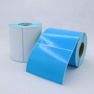 China 500pcs Inch 4x6 Custom Color Print Waterproof Waterproof Roll Stickers / Direct Thermal Label Roll Packaging for sale