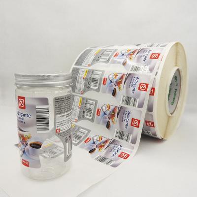 China Eco-Friendly& Waterproof Washable Vinyl Sticker Roll Waterproof Adhesive Labels Customized Stickers Label for sale