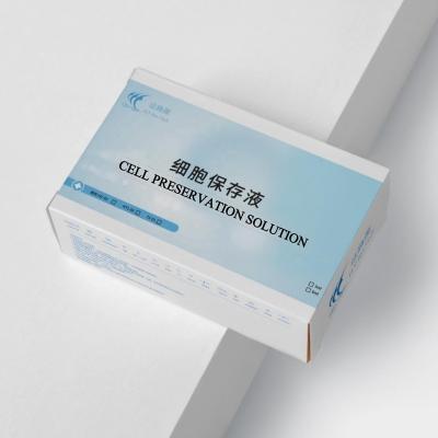 China Safe Sampling Viral Cervical Cell Preservation Solution Gene Sample Exfoliated Box for sale