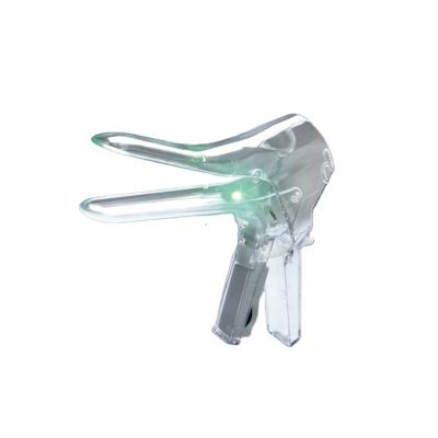 China New Generation Different Type Of LED Illuminator Sterilized Plastic Vaginal Speculum With Medical LED Illuminator for sale