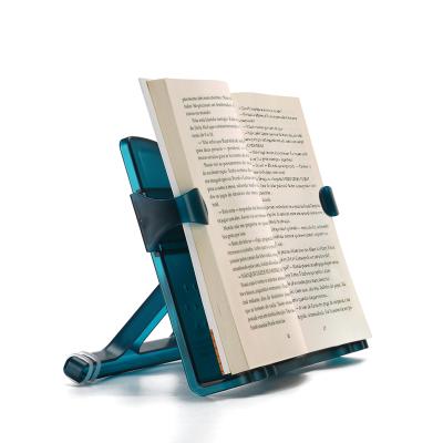 China Adjustable Adjustable Plastic Book Stand Reading Display Music Notebook Holder Stand for sale