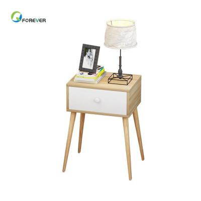 China PANEL Hot Selling Nordic Modern Minimalist Bedside Table Bed Side Storage Cabinet for sale