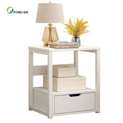 China Simple Modern PANEL Bedside Table Bedroom Bedside Cabinet for sale