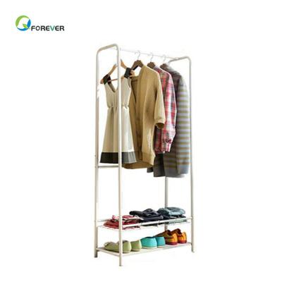 China Multifunctional Clothing (Others) Adjustable Metal Garment Rack Hanging Racks Stands Hanger for sale