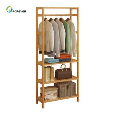 China Wholesale cheap solid wood PANEL clothes rack simple modern floor coat rack for sale