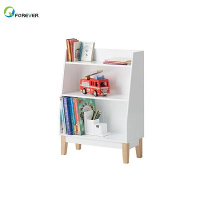 China PANEL 2019 New Children's Bookcase Creative Simple Floor-standing Wooden Shelf for sale