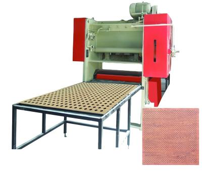 China Selling high efficiency gypsum board hot hole punching machine for sale sound absorbing board equipment for sale