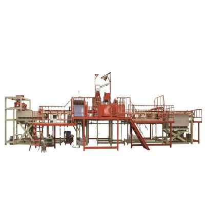 China Less Labor PVC Film Gypsum Board Decorative Panel Laminating Making Machine for sale