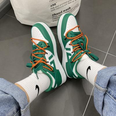 China LL043 Fashion trend Korean high quality shoes sport lace up couple sneakers casual men's sports shoes flat sneaker for sale