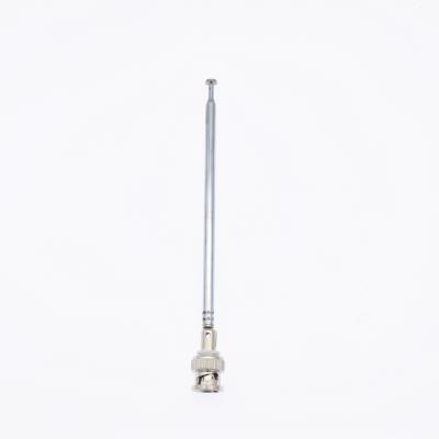 China Plastic +metal Factory Outlet Am Radio Fm Antenna With Stainless Or Brass Male BNC Connector For Telescopic Rod Antenna FM Transmit Dipole for sale