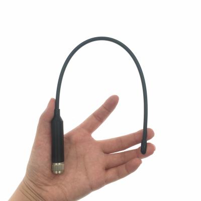 China UHF Plastic Walkie Talkie VHF +metal Rubber Antenna Whip Two Way Radio Flexible Soft Antenna With SMA Connector for sale