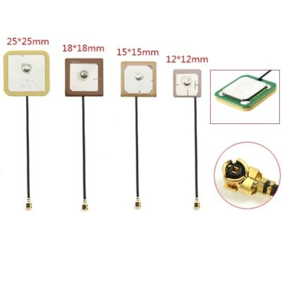 China 2020 Factory Price Plastic +metal 4mm Chip GPS Beidou Active Internal Antenna With Ipex Ufl Connector for sale