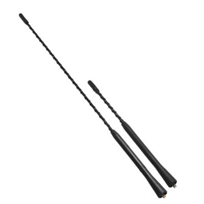 China Factory Universal 9 Inch/16 Inch Plastic Car Replacement FM AM Antenna +metal Radio Antenna With Screws Car Styling 0.2 A 12V for sale