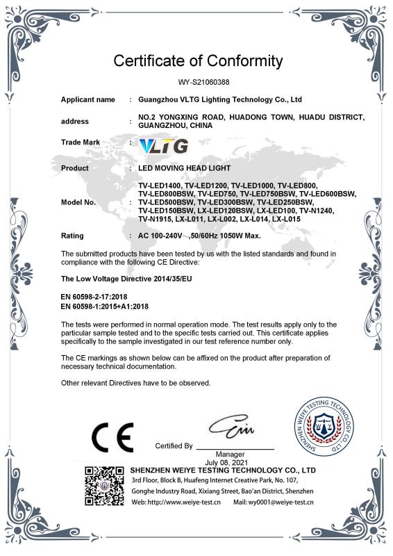 LVD - Guangzhou VLTG Lighting Technology Co., Ltd.