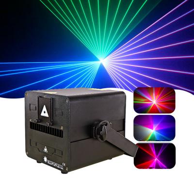 Cina Animation Laser Light RGB Stage Animation Green Lazer Light For DJ Party Nightclub 2W Led Christmas Dmx Laser Light in vendita