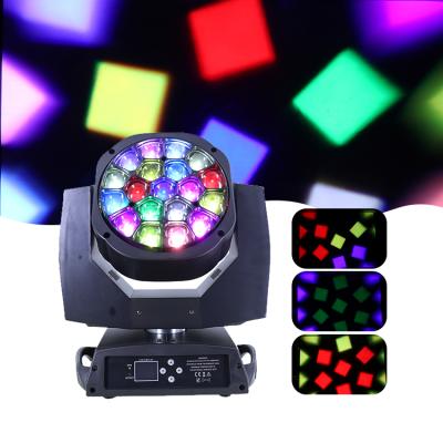 中国 Stage Party VLTG Dmx 4in1 19*15w Led Stage Light Rgbw Bee Eye Moving Head Light 販売のため