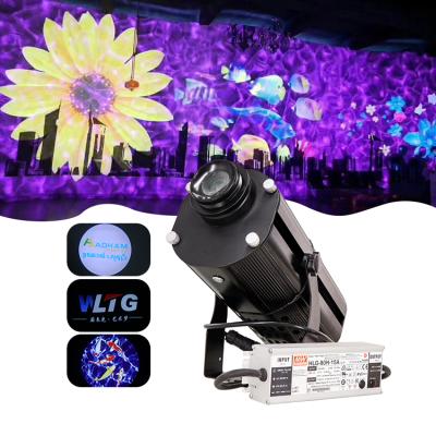 중국 Accept customized gobo design outdoor waterproof gobo projector light 100W pattern advertising rotation led gobo logo light 판매용