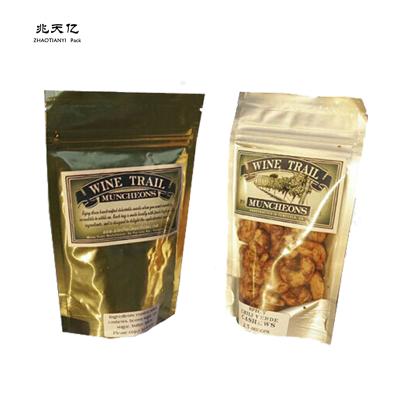 China Customized Ziplock Package Degradable Moisture Proof Plastic Bag Zipper Material For Freeze Drying Raw Bones And Meat for sale