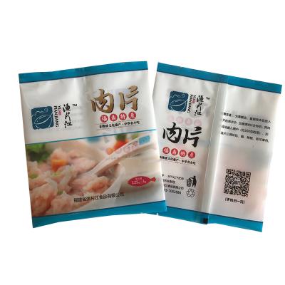 China Manufacturer Customized Recyclable Middle Seal Back Seal Plastic Packaging Bag For Frozen Food for sale