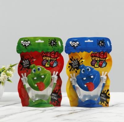 China Custom Printed Moisture Proof Window Packaging Ziplock Bag, Formed Aluminum Foil Comic Bag, Blind Box Toy Bag for sale