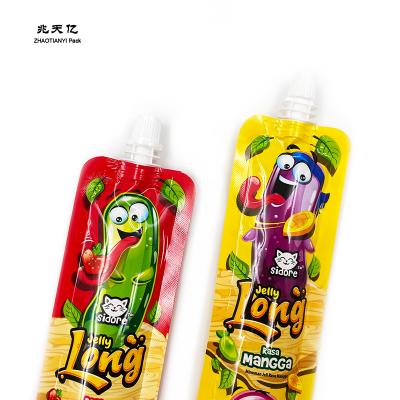 China Stand Up Food Packaging Moisture Proof Jelly Packaging Bags Logo Pouches Printed Custom Bag Wholesale for sale