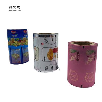 China Factory Wholesale Custom Wrapping Films Plastic Laminated Plastic Wrapping Packaging Film Moisture Proof For Food for sale