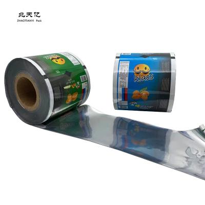 China Moisture Proof Material Food Packaging Films Customized Printed Size/Logo Package Films Roll Aluminum Foil Wrapping Film Laminated Material Soft for sale