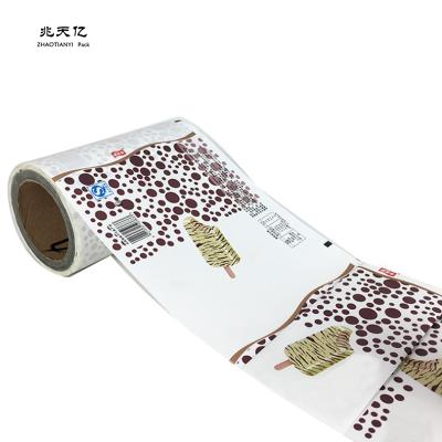 China Moisture Proof Plastic Soft Wrapping Film Roll Customized Food Packaging Ice Cream Wrapping Films Roll for sale