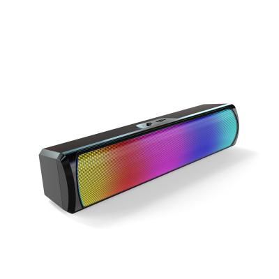 China Wireless System New RGB Lights Computer Speaker With Super Bass Wireless Gaming Speaker For PC for sale