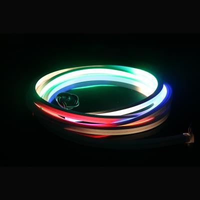 China New Neon Lamp IP67 RGB Flexible Landscape DMX512 Strip White Color Food Grade Silicone Tube Lighting Led Circuits Design for sale