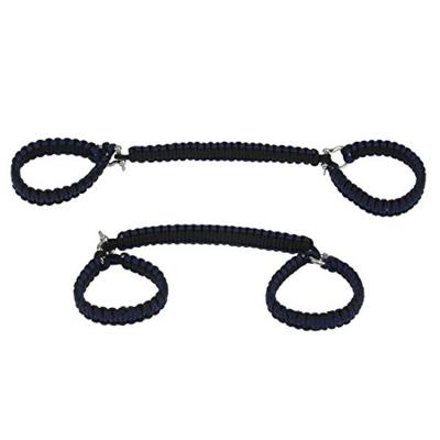 China Paracord Cowboy Jk 2007 - 2016 Black & Blue 550 Paracord Front & Rear Grab Handle Grabs 2-Door Set for sale