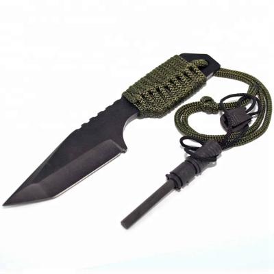 China Accessories Survival Pocket Outdoor Knife Sharpener with Fire Starter for sale